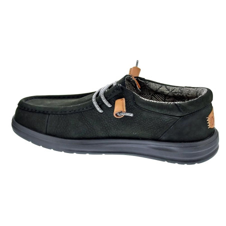 Mocasines Hey Dude zapatos Hombre modelo Wally Grip Negro 