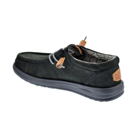 Mocasines Hey Dude zapatos Hombre modelo Wally Grip Negro 