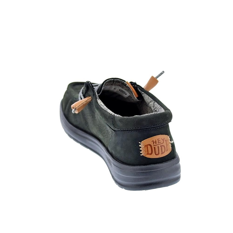 Mocasines Hey Dude zapatos Hombre modelo Wally Grip Negro 