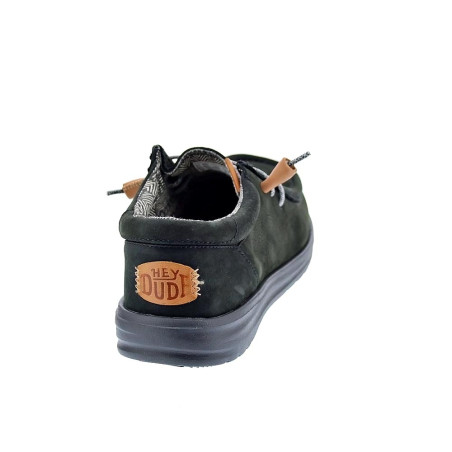 Mocasines Hey Dude zapatos Hombre modelo Wally Grip Negro 