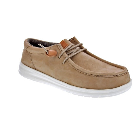 Mocasines Hey Dude zapatos Hombre modelo Wally Grip Beige 