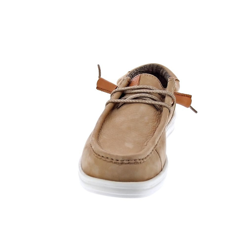 Mocasines Hey Dude zapatos Hombre modelo Wally Grip Beige 