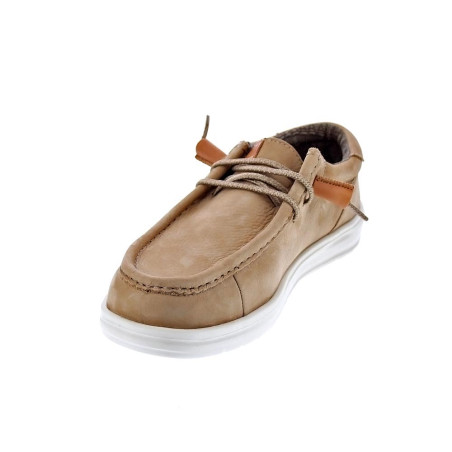 Mocasines Hey Dude zapatos Hombre modelo Wally Grip Beige 