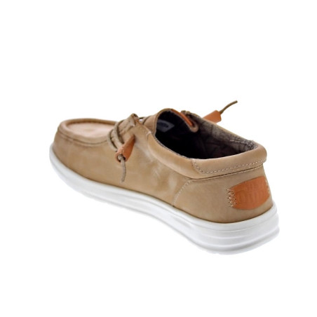 Mocasines Hey Dude zapatos Hombre modelo Wally Grip Beige 