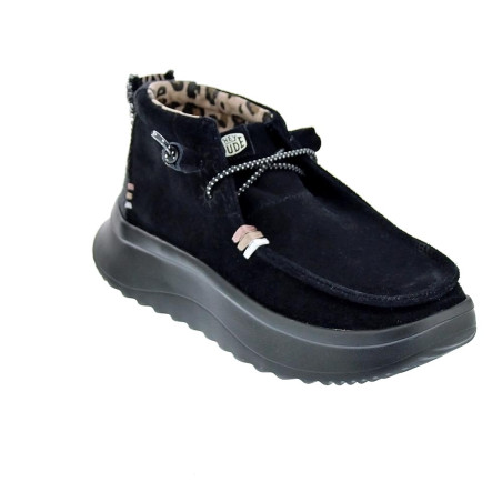 Botines Hey Dude zapatos Mujer modelo Wendy Peak Negro 