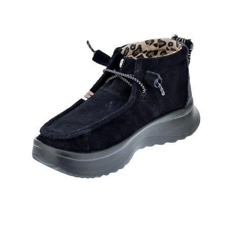 Botines Hey Dude zapatos Mujer modelo Wendy Peak Negro 