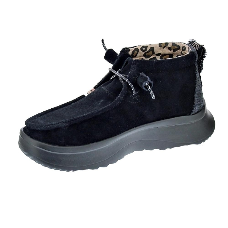 Botines Hey Dude zapatos Mujer modelo Wendy Peak Negro 