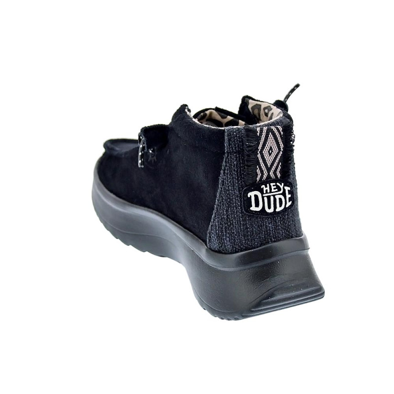 Botines Hey Dude zapatos Mujer modelo Wendy Peak Negro 
