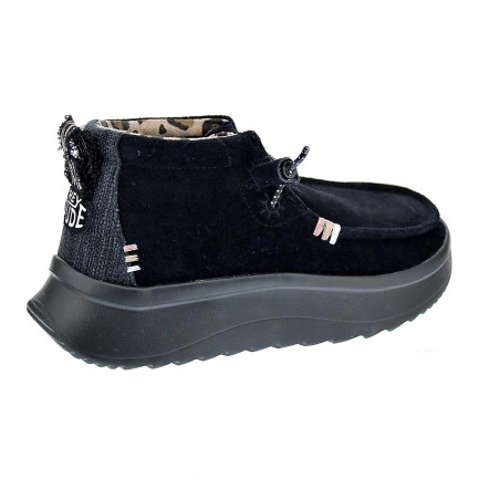 Botines Hey Dude zapatos Mujer modelo Wendy Peak Negro 