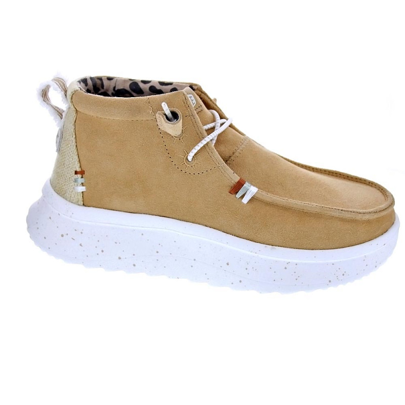 Botines Hey Dude zapatos Mujer modelo Wendy Peak Beige 