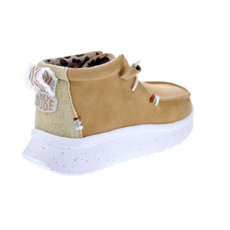 Botines Hey Dude zapatos Mujer modelo Wendy Peak Beige 
