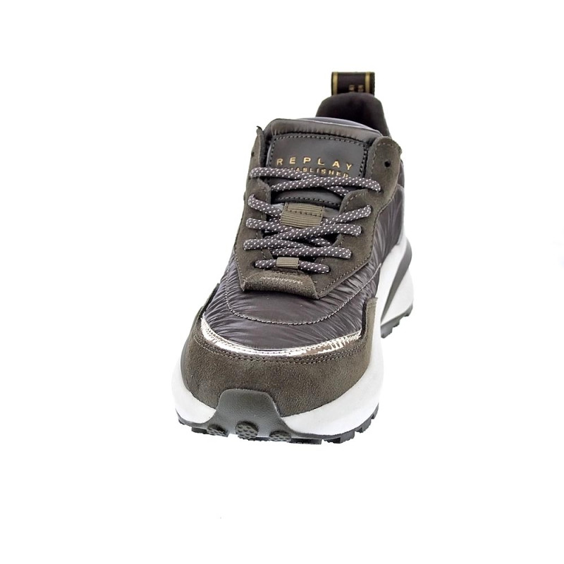 Zapatillas Replay zapatos Mujer modelo Athenea Quilt 2 Verde 