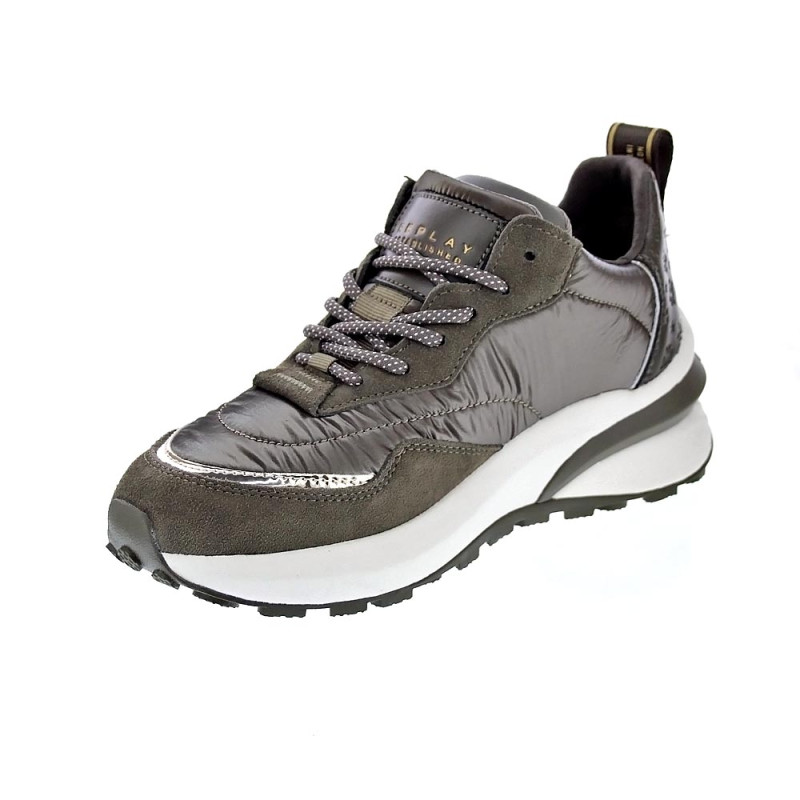 Zapatillas Replay zapatos Mujer modelo Athenea Quilt 2 Verde 