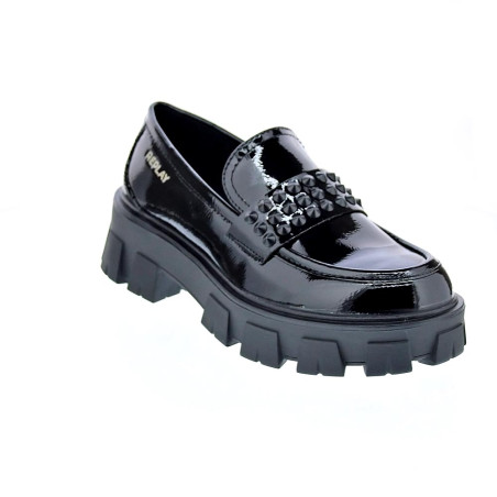 Mocasines Replay zapatos Mujer modelo Cable Negro 