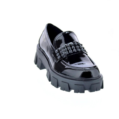 Mocasines Replay zapatos Mujer modelo Cable Negro 