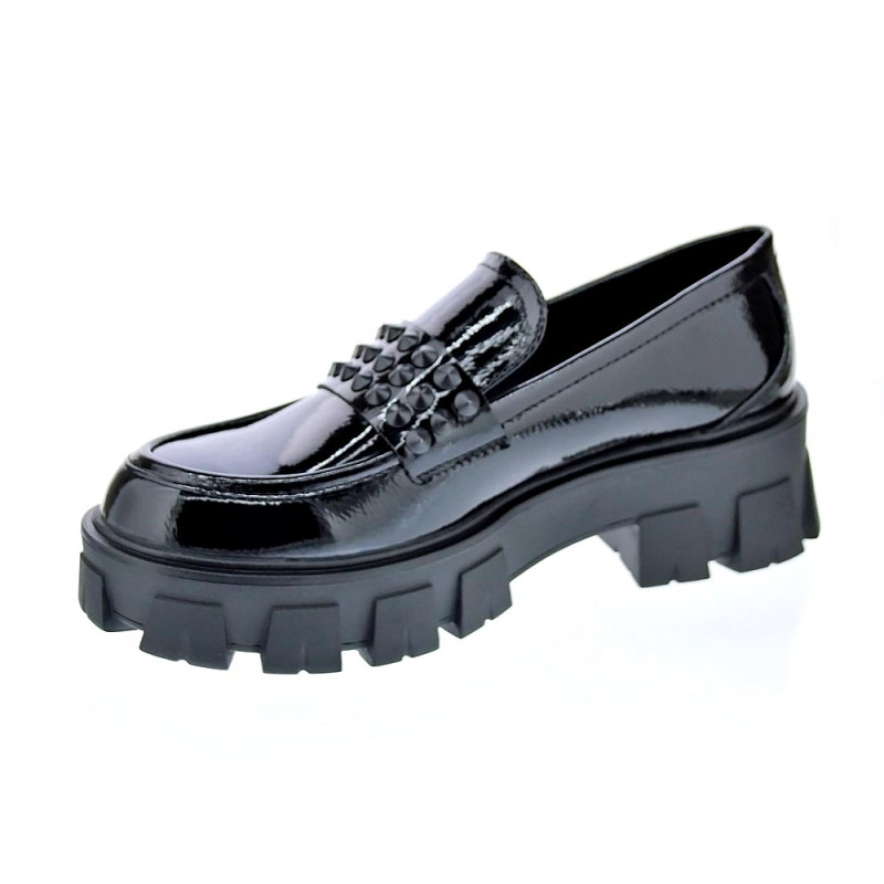 Mocasines Replay zapatos Mujer modelo Cable Negro 
