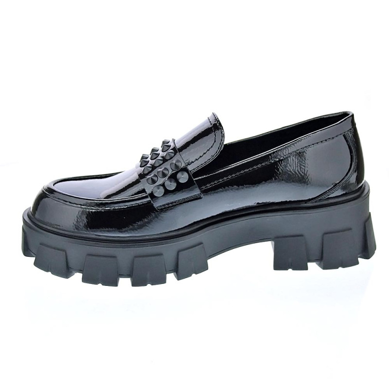 Mocasines Replay zapatos Mujer modelo Cable Negro 