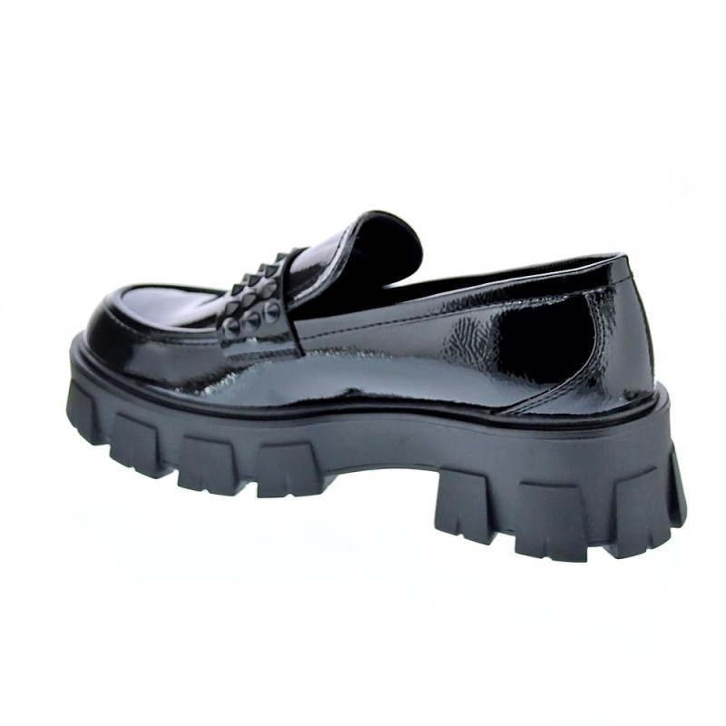 Mocasines Replay zapatos Mujer modelo Cable Negro 