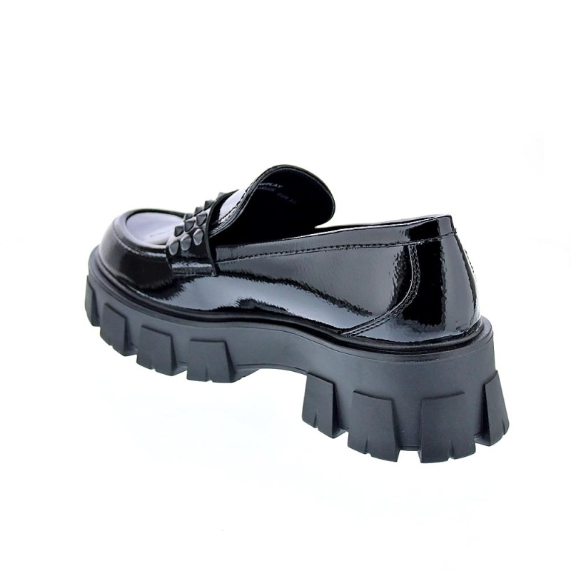 Mocasines Replay zapatos Mujer modelo Cable Negro 