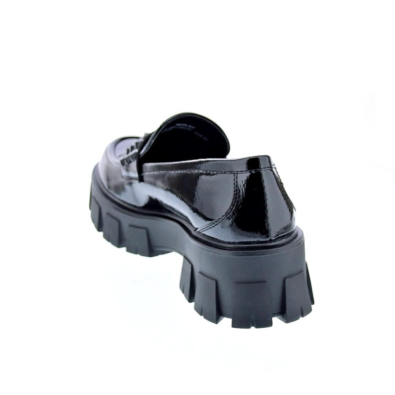 Mocasines Replay zapatos Mujer modelo Cable Negro 