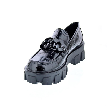 Mocasines Replay zapatos Mujer modelo Cable Negro 