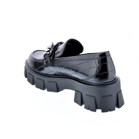 Mocasines Replay zapatos Mujer modelo Cable Negro 
