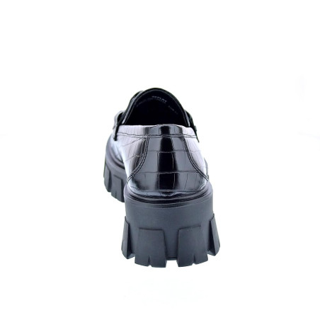 Mocasines Replay zapatos Mujer modelo Cable Negro 