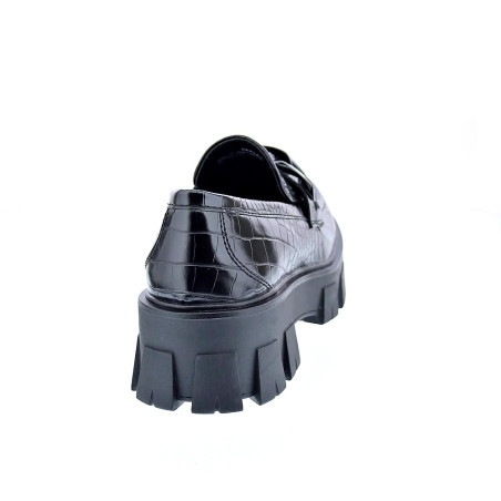 Mocasines Replay zapatos Mujer modelo Cable Negro 