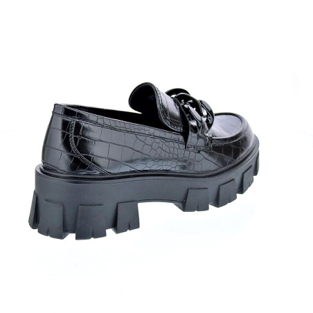 Mocasines Replay zapatos Mujer modelo Cable Negro 