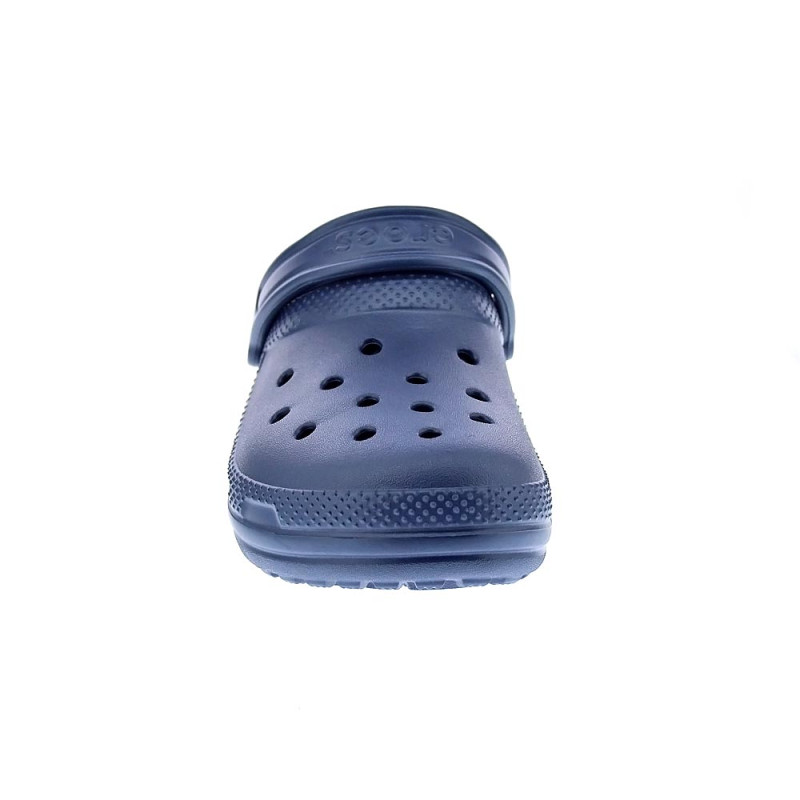 Zuecos Crocs zapatos Mujer modelo Classic Lined Azul 