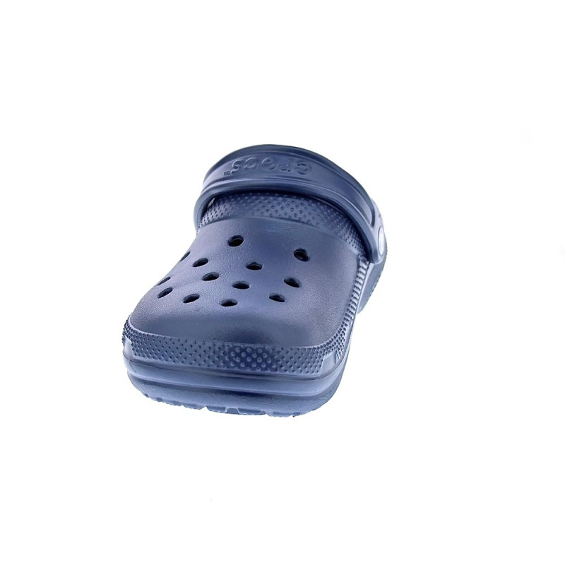 Zuecos Crocs zapatos Mujer modelo Classic Lined Azul 