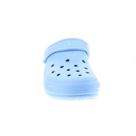 Zuecos Crocs zapatos Mujer modelo Classic Lined Azul 