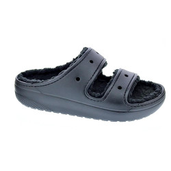 Zuecos Crocs zapatos Mujer modelo Classic Cozzy Negro  2