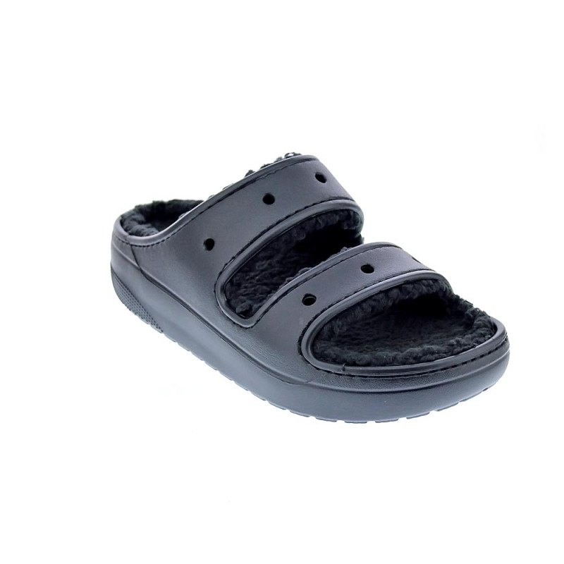 Zuecos Crocs zapatos Mujer modelo Classic Cozzy Negro 