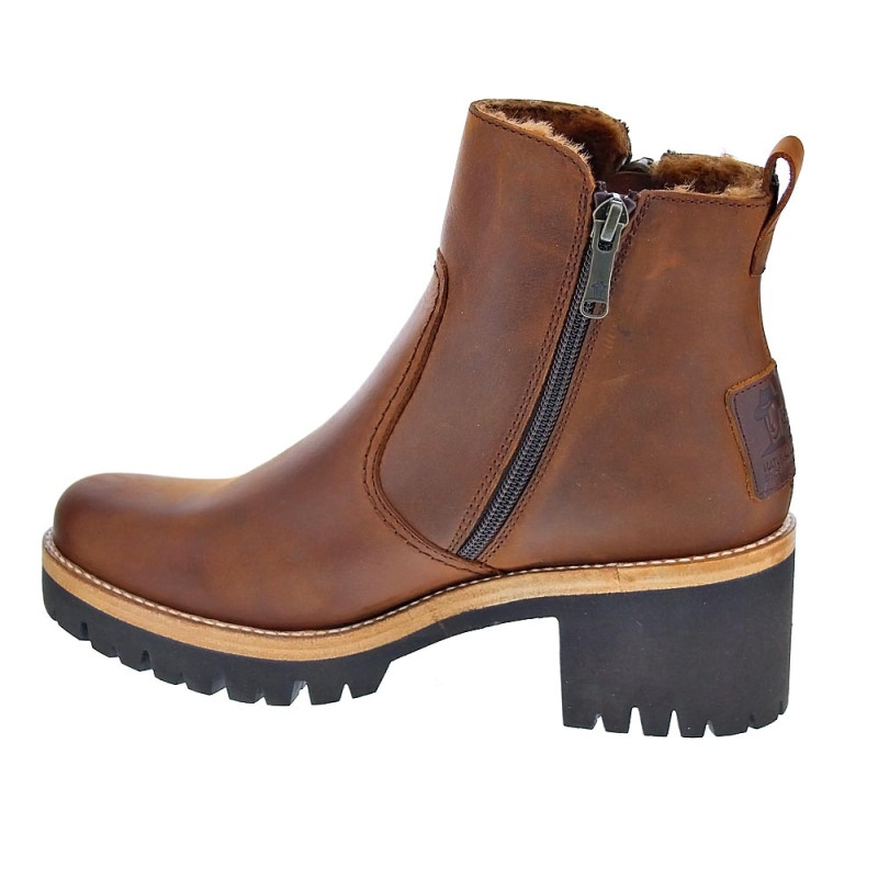 Botines Panama Jack zapatos Mujer modelo Pauline Igloo B7 Marrón 