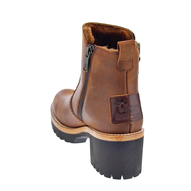 Botines Panama Jack zapatos Mujer modelo Pauline Igloo B7 Marrón 