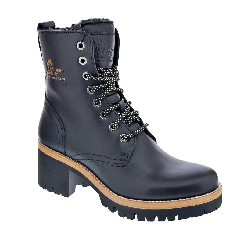 Botines Panama Jack zapatos Mujer modelo Padma B11 Negro 