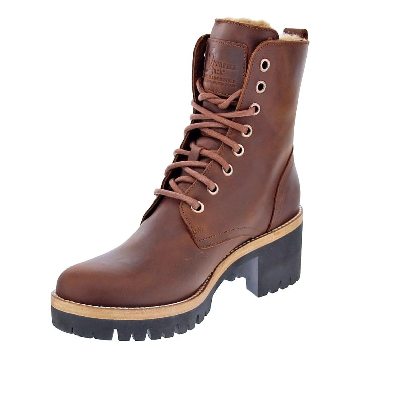 Botines Panama Jack zapatos Mujer modelo Padma B13 Marrón 