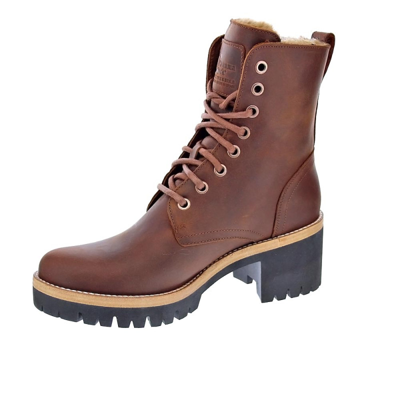 Botines Panama Jack zapatos Mujer modelo Padma B13 Marrón 