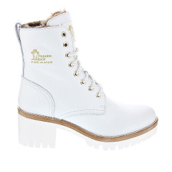 Botines Panama Jack zapatos Mujer modelo Padma B12 Blanco 