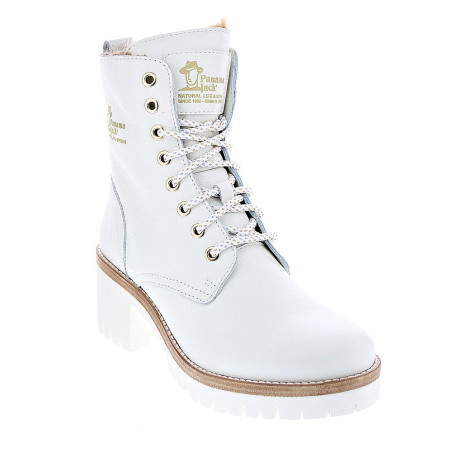 Botines Panama Jack zapatos Mujer modelo Padma B12 Blanco 