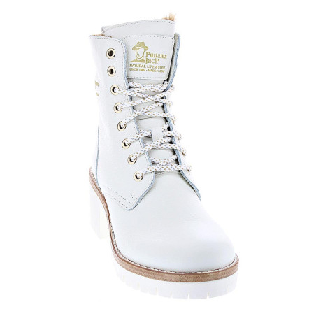Botines Panama Jack zapatos Mujer modelo Padma B12 Blanco 