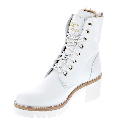 Botines Panama Jack zapatos Mujer modelo Padma B12 Blanco 
