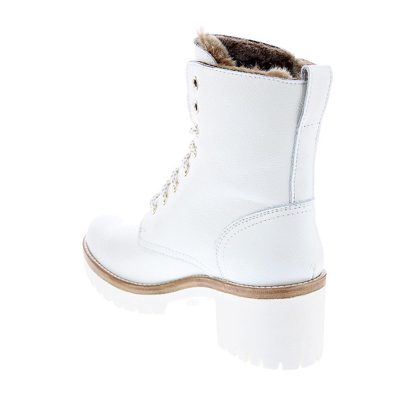 Botines Panama Jack zapatos Mujer modelo Padma B12 Blanco 