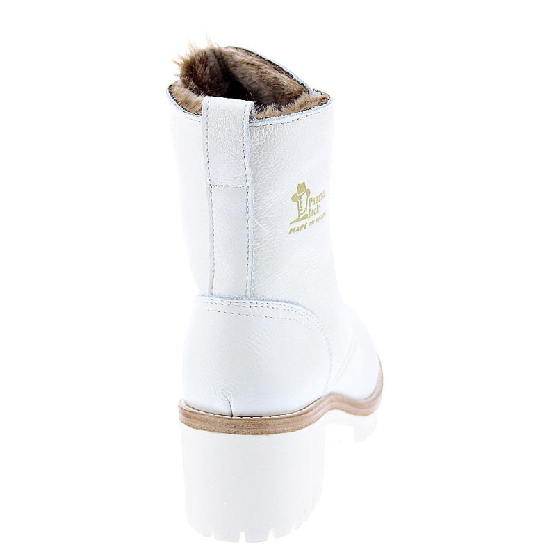 Botines Panama Jack zapatos Mujer modelo Padma B12 Blanco 