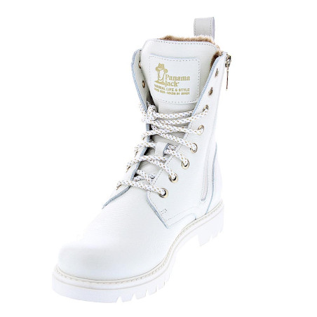 Botines Panama Jack zapatos Mujer modelo Frisia B4 Blanco 