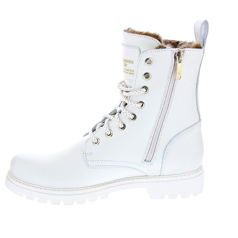 Botines Panama Jack zapatos Mujer modelo Frisia B4 Blanco 