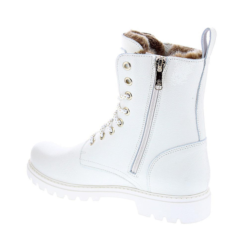 Botines Panama Jack zapatos Mujer modelo Frisia B4 Blanco 