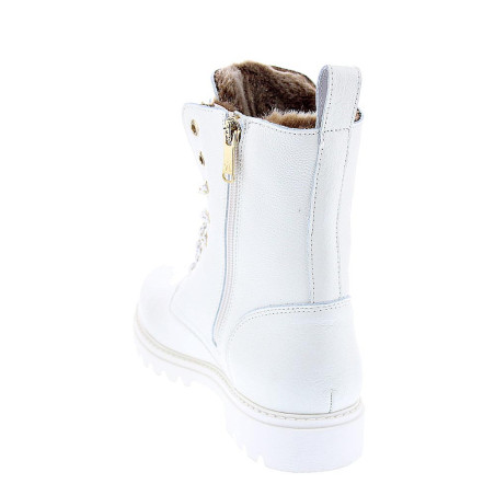 Botines Panama Jack zapatos Mujer modelo Frisia B4 Blanco 