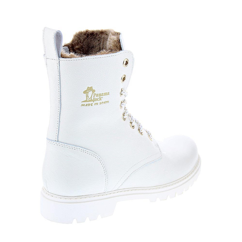 Botines Panama Jack zapatos Mujer modelo Frisia B4 Blanco 